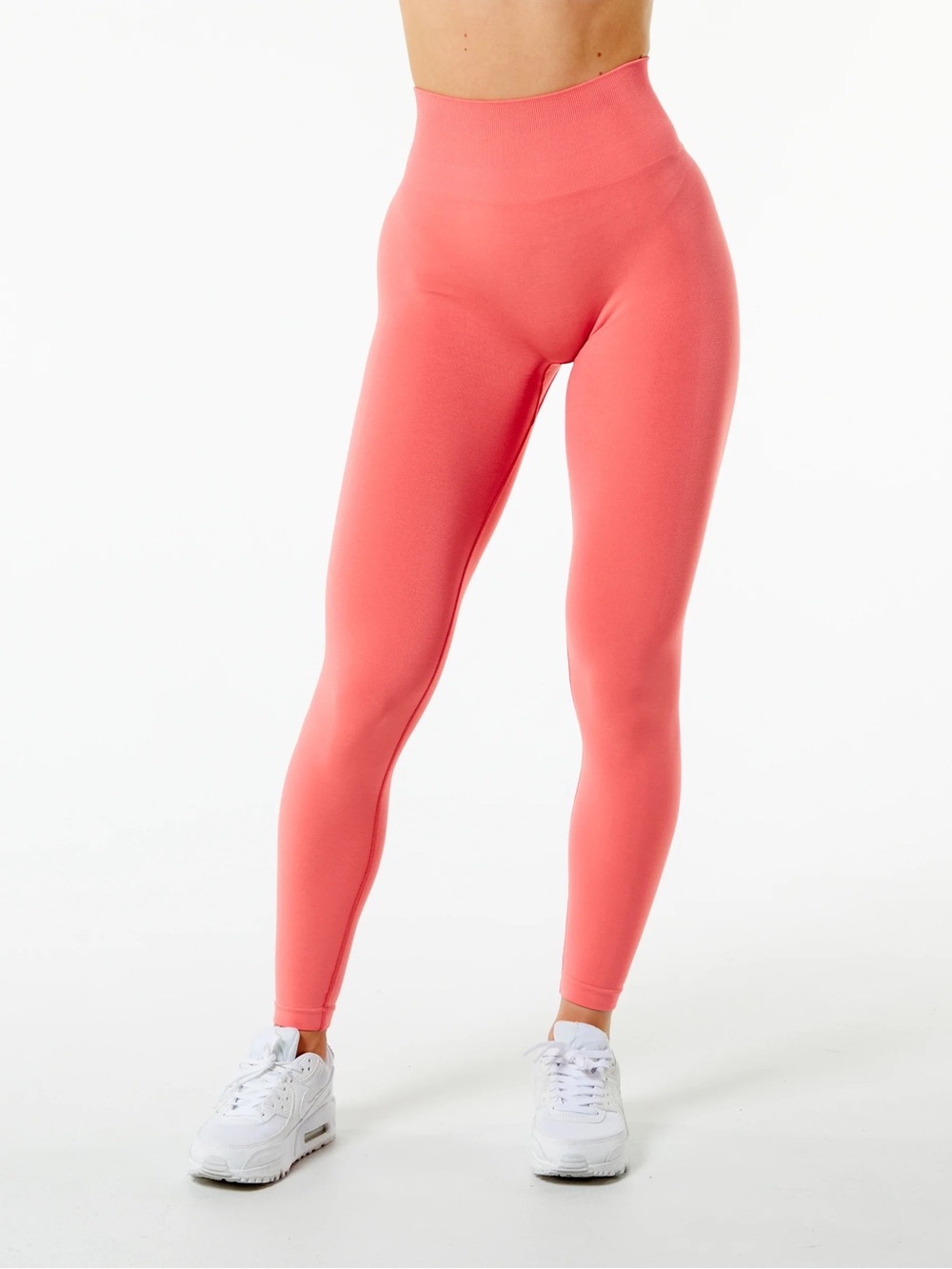 Alphalete Seamless Scrunch Butt High Waisted Leggings Pink Size‎ Small
